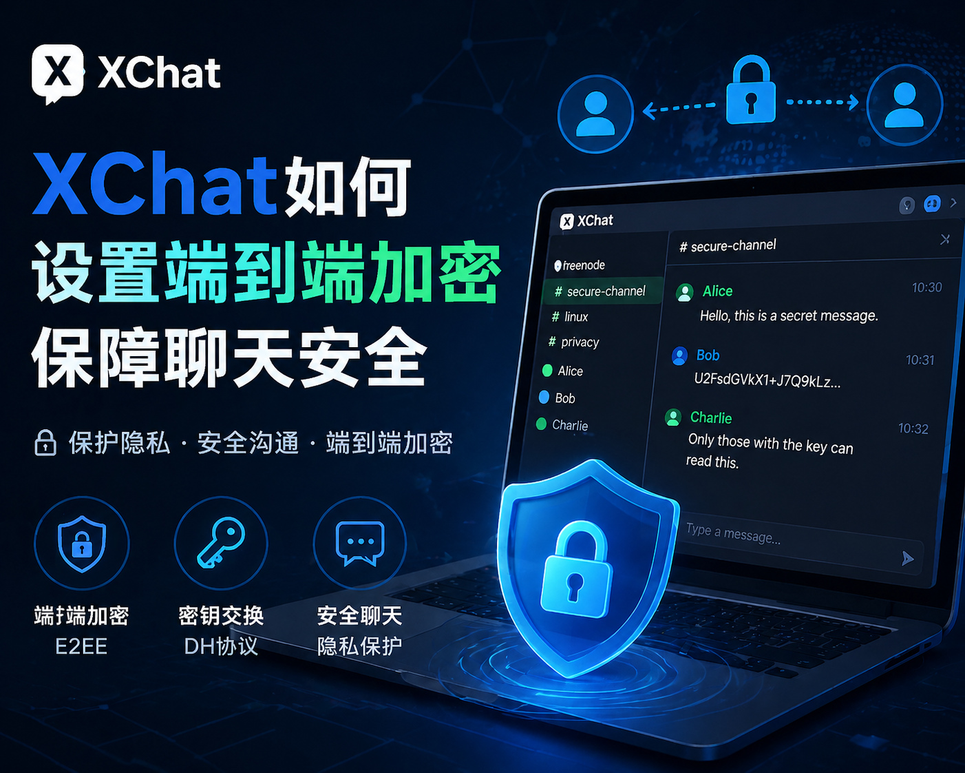 XChat如何设置端到端加密保障?
