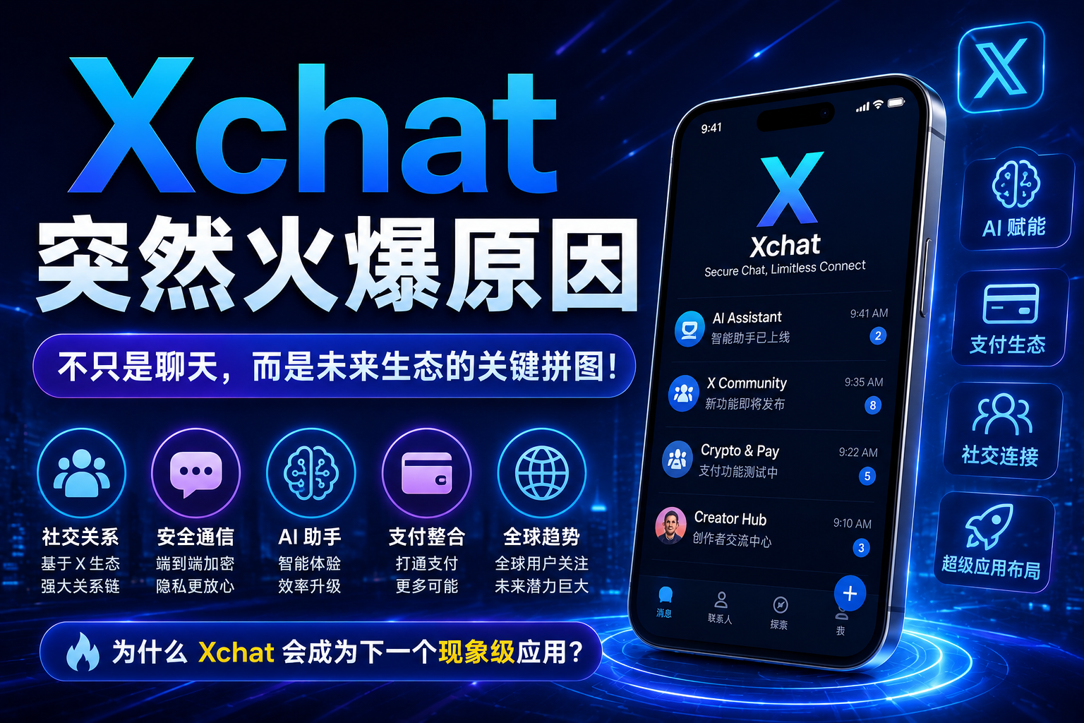 Xchat因何突然火爆？很多人真正关注的，其实不是聊天本身