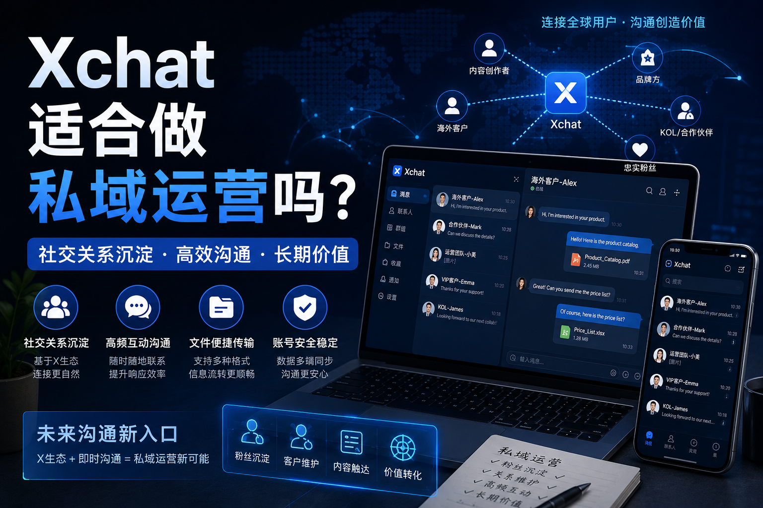 Xchat合不合适做私域运营？许多团队真正看中的其实是“用户关系沉淀”